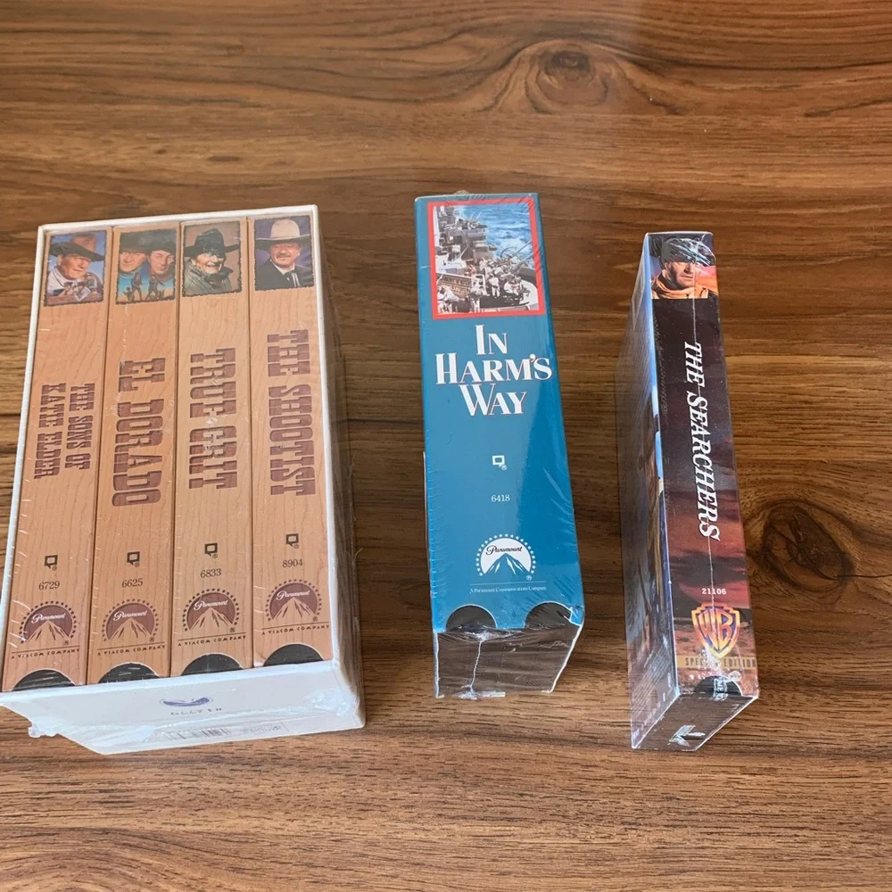 John Wayne Collection of VHS Classic Movies